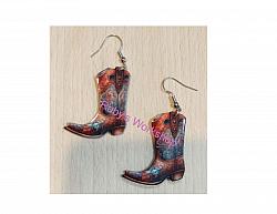 Boot Shape Sublimation Earrings (10 Pairs)-