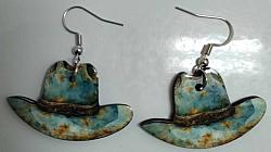 Cowgirl Hat Shape Sublimation Earrings (10 Pairs)-