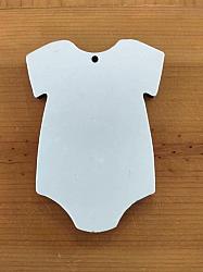 Onesie Ornament- 3" x 4"-