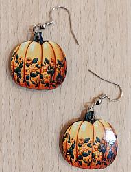 Pumpkin Sublimation Earrings (10 Pairs)-